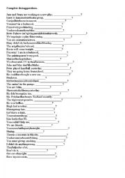 English Worksheet: passive voice exercises