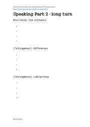 English Worksheet: B2 First Speaking Part 2