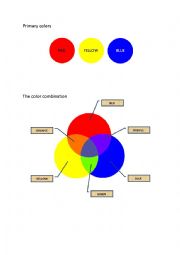 English Worksheet: Primary colors