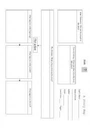 English Worksheet: Story Map Junior High School