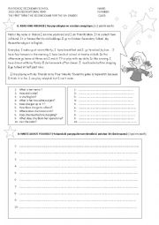 English Worksheet: QUIZ