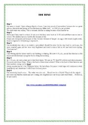 English Worksheet: A diary about Iraqi war (Reading)