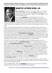 Martin Luther King - biography