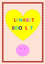 English Worksheet: alphabet booklet