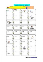 English Worksheet: Phonics : oi speaking board game