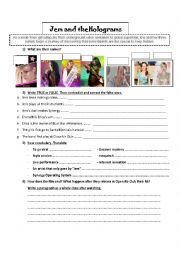 English Worksheet: Jem and the Holograms