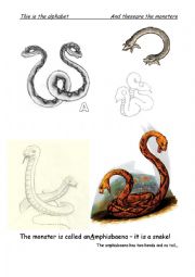 The Monster Alphabet - A-D