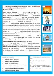 English Worksheet: Teens anecdotes part 1