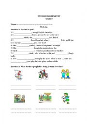 English Worksheet: past simple/ past continuous
