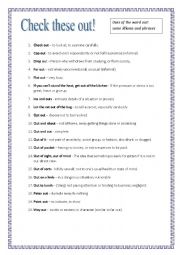 English Worksheet: Check these out!