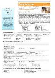 English Worksheet: Flatmates 4