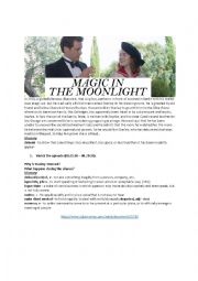 English Worksheet: Magic in the Moonlight 