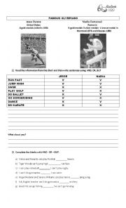 English Worksheet: 2016 Rio de Janeiro Olympic Games