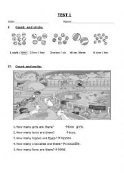 English Worksheet: Exercises for kids