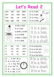 English Worksheet: Lets Read 2