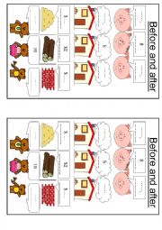 English Worksheet: Before and After