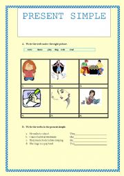 English Worksheet: Present Simple