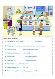 English Worksheet: Prepositions of place