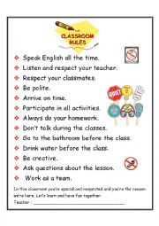 Classroom Rules