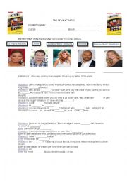 TAXI MOVIE WORKSHEET