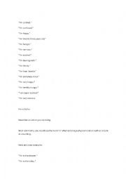 English Worksheet: To Be Verb