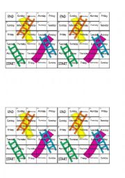 English Worksheet: days of the week