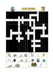 HOLIDAY VERBS CROSSWORD