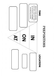 English Worksheet: Prepositions of time