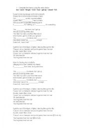 English Worksheet: Katy Perry - Roar (simple past - irregular verbs)