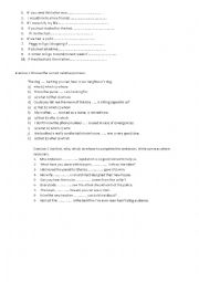 English Worksheet: conditinal sentences-relative clauses