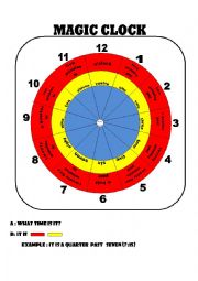 English Worksheet: Learning Time in a minute