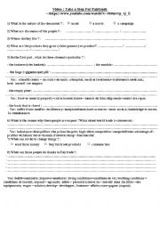 English Worksheet: Fair Trade : Oral Comprehension