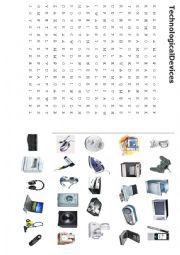 English Worksheet: Technological Devices