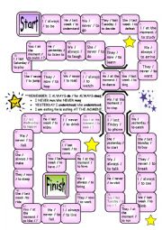  ORAL GAME TO PRACTICE THE PAST vs PRESENT TENSE