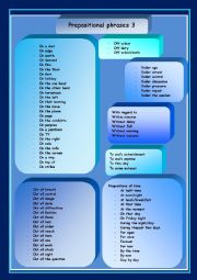 Prepositional phrases 3