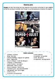 Guessing game (pair work) Romeo + Juliet