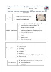 English Worksheet: Being homeless