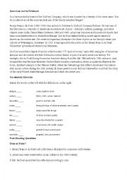 English Worksheet: Delaware