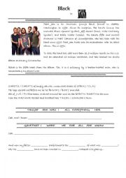 English Worksheet: Black by Pearl Jam