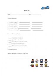 English Worksheet: QUIZ ON JOBS