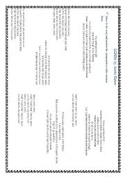 English Worksheet: Sorry - Justin Bieber song worksheet