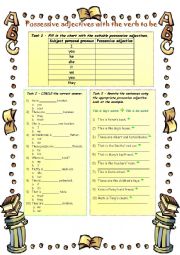 English Worksheet: Possessive with videos