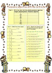 English Worksheet: Possessive with videos