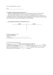 English Worksheet: Past Simple Tense Test level A2