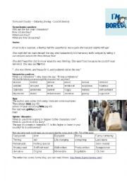 English Worksheet: Saturday, Boring - Lisa McInerney