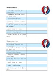 English Worksheet: UEFA EURO 2016 Warm-Up Activity Find someone who...