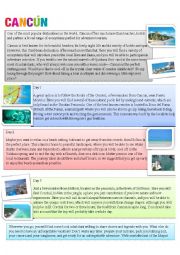 English Worksheet: Travel Journal 