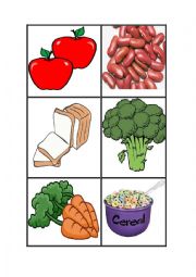 Food and drink flashcards
