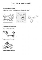 English Worksheet: tools and machines