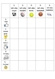 English Worksheet: Partner bingo with Dice